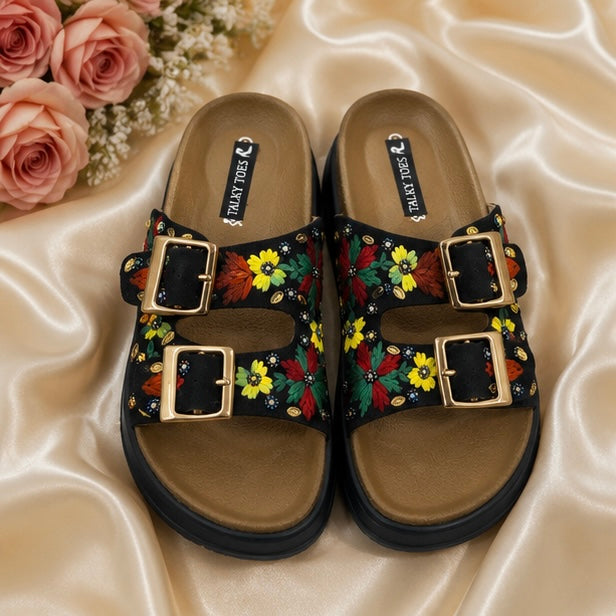 Db buckle low wedges flats