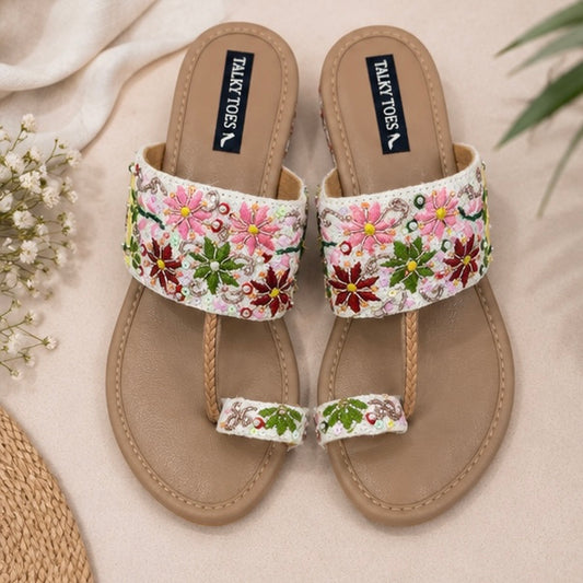 Hand embroidered kolhapuri