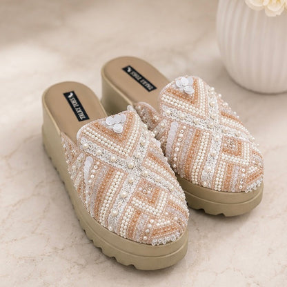 Handwork Comfort Mules — Signature
