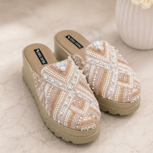 Handwork Comfy Mules
