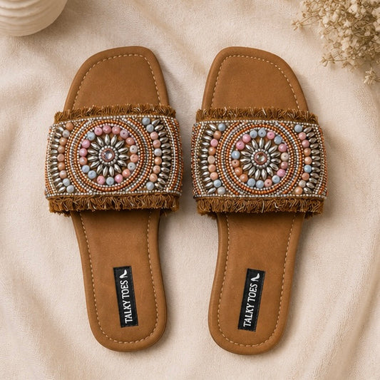 Denim Chic Flats