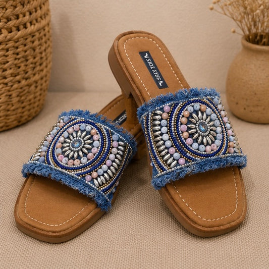 Denim Comfort Flats