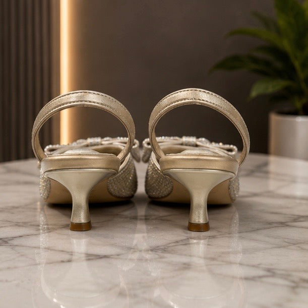 Kitten heels | 2 inches | rose gold