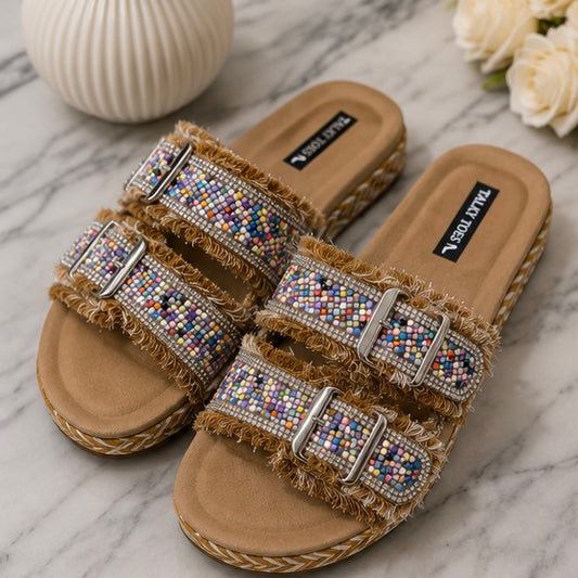 Double-Buckle Low Wedges