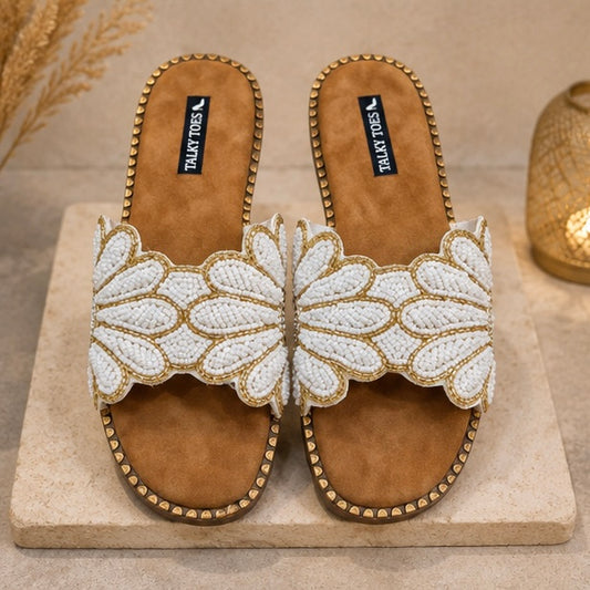 Celeste roselle Pearl Flats