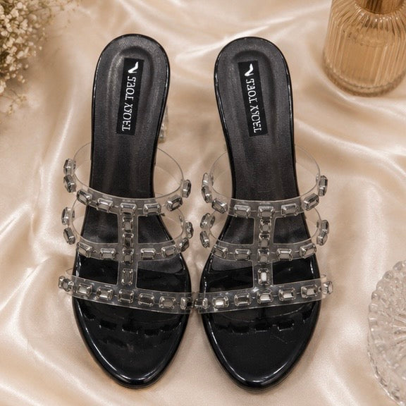 Tp- bk crystal heels