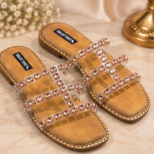 Crystal radiance golden Flats