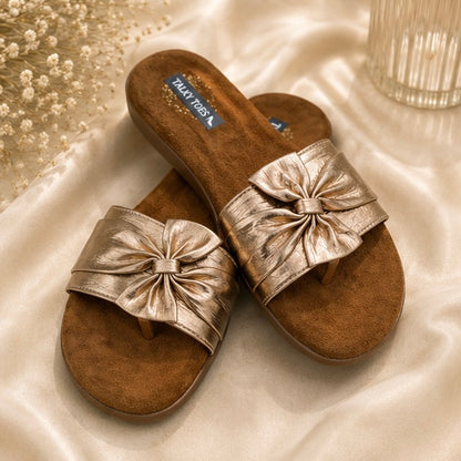 Metallic Gold Signature Flats