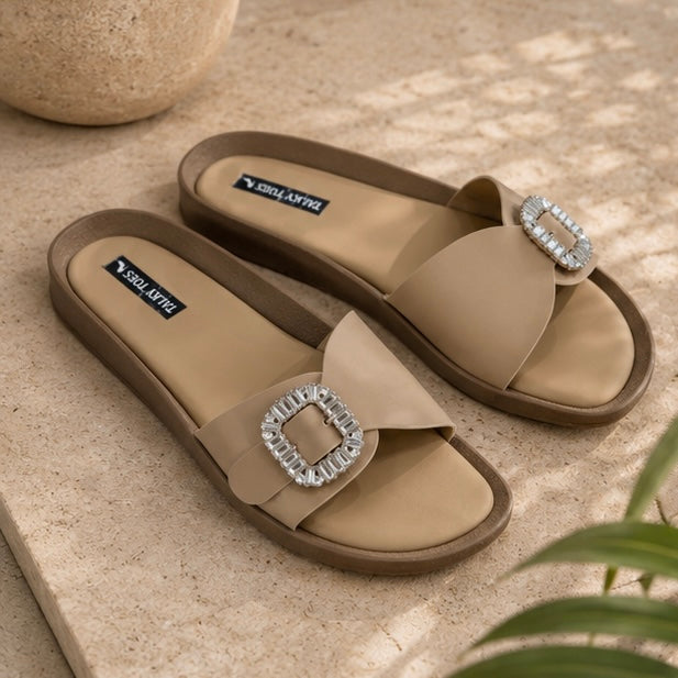 Brkn comfy flats