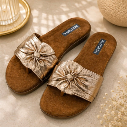 Metallic Gold Signature Flats