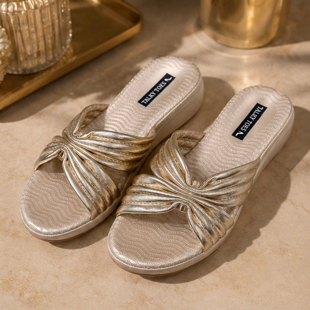 Comfort sole low wedges