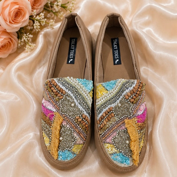 Multi-handwork espadrilles