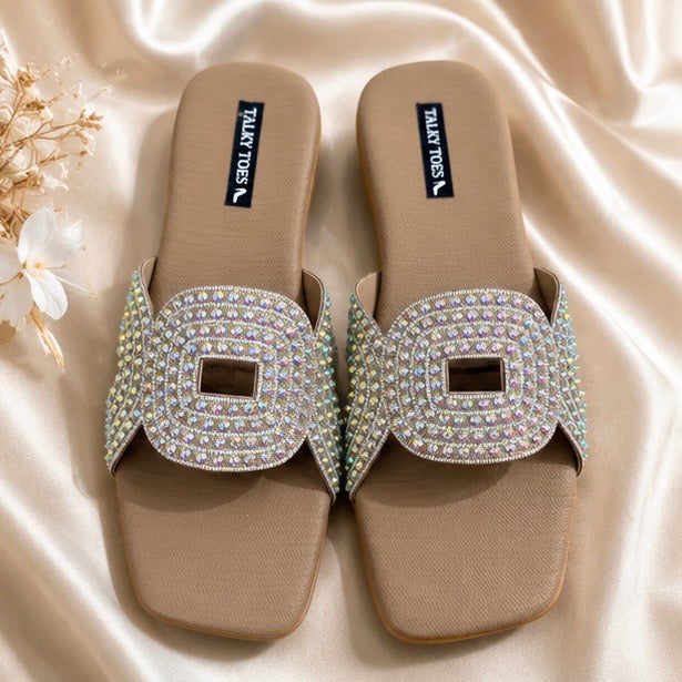 Horizon studdes comfort flats