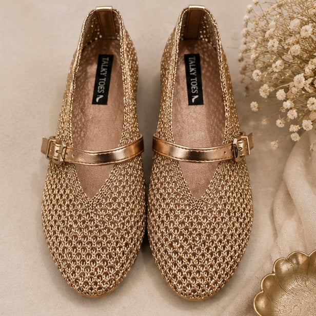 Amara gold korean handmade belly