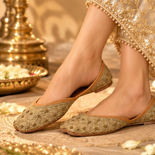 Cefora Golden Heritage Leather Jutti