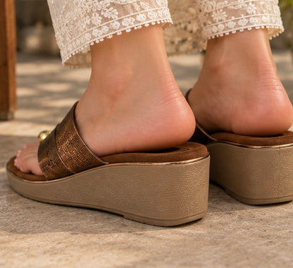 Zeerals Amanda Cloud Comfort Wedges — Signature